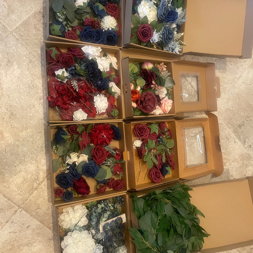 Assorted Artificial Flower Set